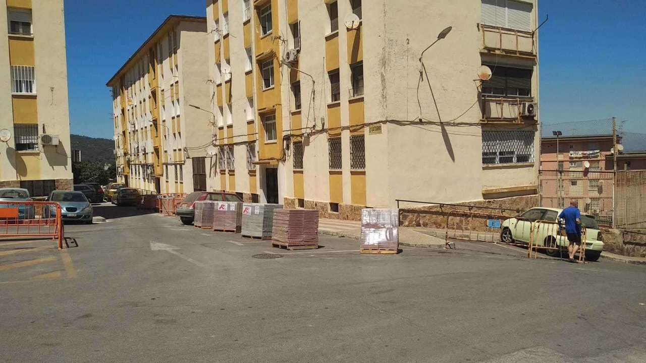 Obras de rehabilitación de la barriada de Zurrón&nbsp;