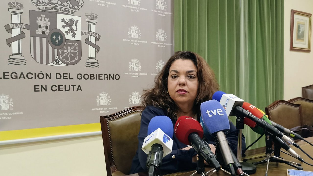 Cristina Pérez, delegada del Gobierno en Ceuta (S,I.)