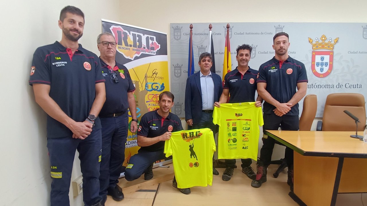 Presentación de la temporada de competición del equipo de Rescate Vertical del SEIS de Ceuta