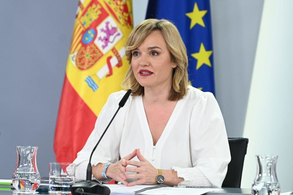 Pilar Alegría, portavoz del Gobierno y ministra de Educación y Formación Profesional de España