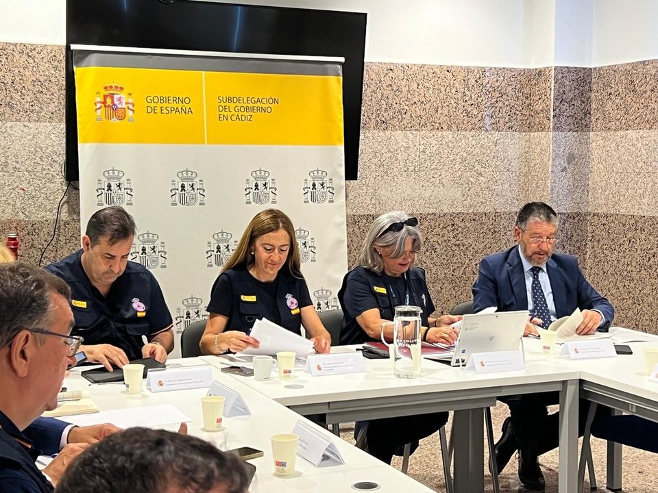La directora general de 
@proteccioncivil
 
@interiorgob
 
@VirBarcones
 ha asistido a la reunión del Comité Director Plan Especial #OPE2024 de #Algeciras junto a Blanca Flores, subdelegada del 🇪🇸Gobierno en #Cadiz, 
@SubdelegCadiz