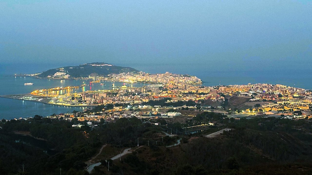 Panorámica de Ceuta desde García Aldave