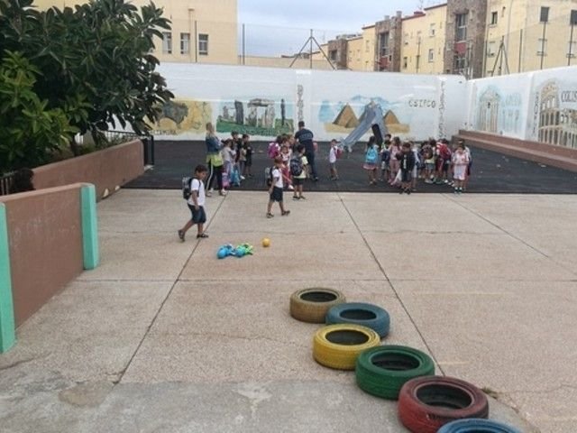  Recreo en uno de los centros educativos de la ciudad/ Archivo 