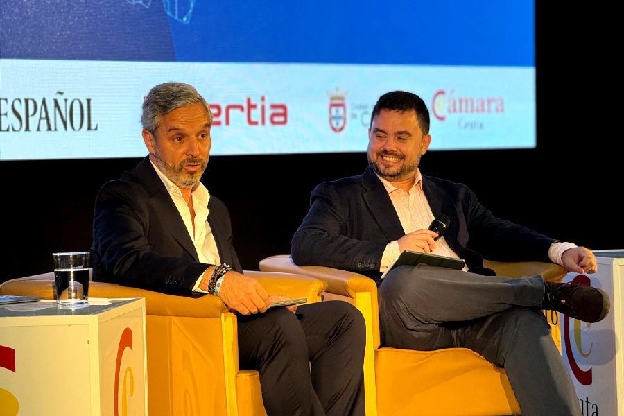  Juan Bravo, durante su intervención en el Foro Económico del Español 