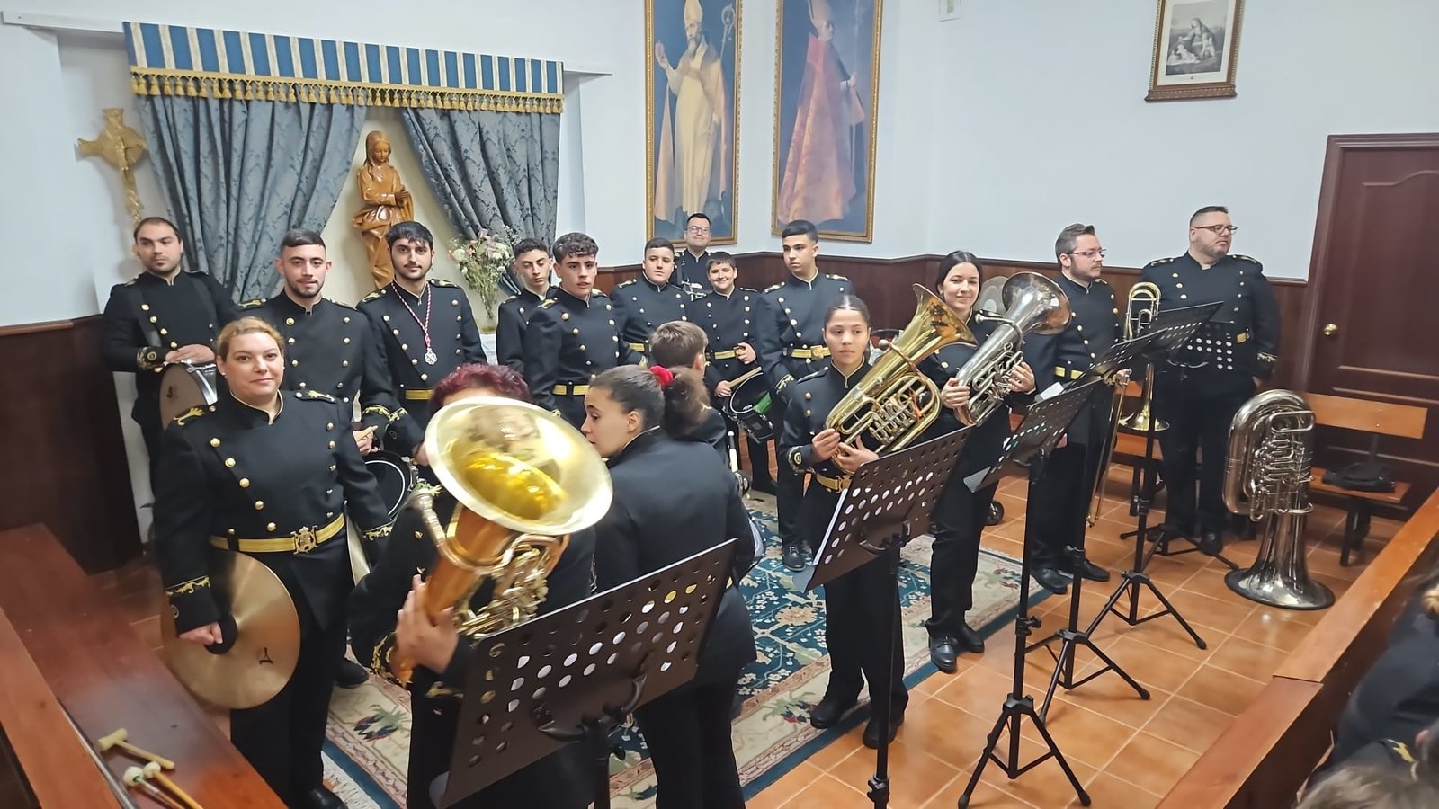 Viernes de Dolores en Ceuta concierto de marchas en 'Santa Teresa'